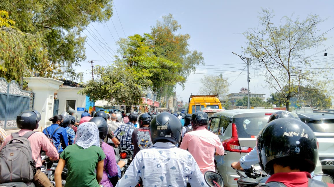 आईटीआई माजरा से जाम