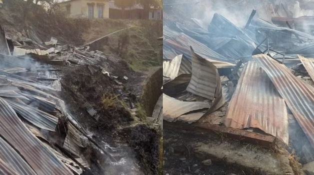 सामान जलकर खाक