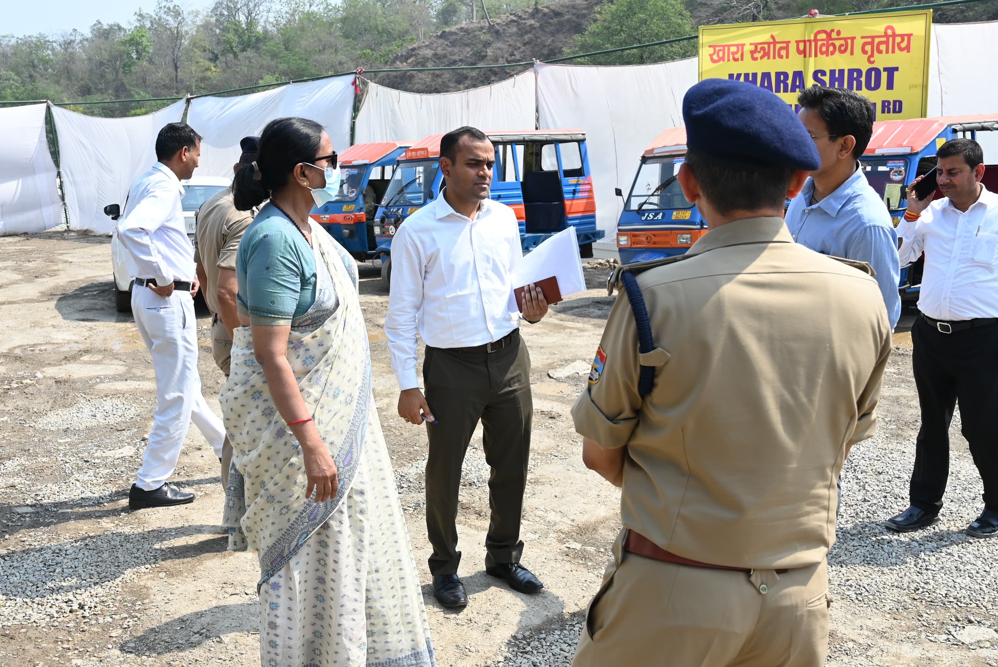 CS ने किया राफ्टिंग व्यवस्थाओं का निरीक्षण