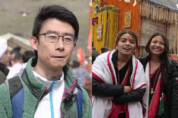 केदारनाथ धाम में दर्शन के लिए पहुंच रहे विदेशी यात्री, व्यवस्थाओं को देखकर हुए प्रभावित