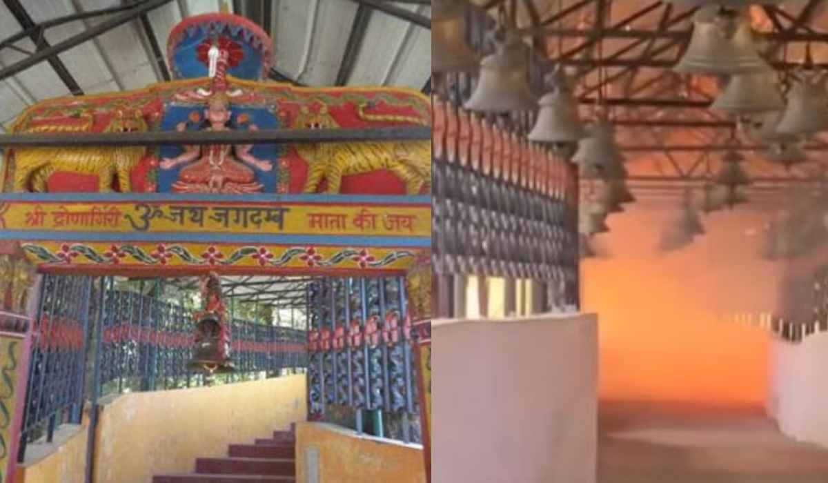 दूनागिरी मंदिर तक जा पहुंची जंगलों में धधक रही आग, श्रद्धालुओं में मची भगदड़