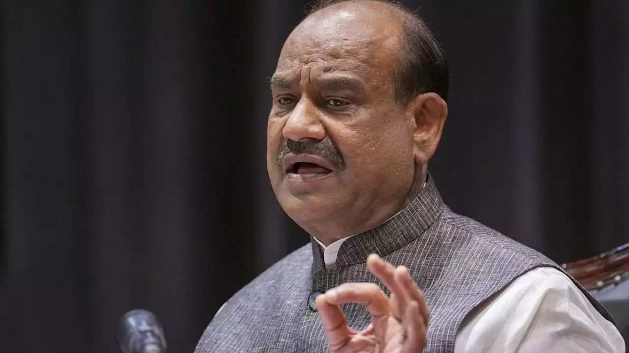 Om Birla condemned Congress and described it as a dark chapter.