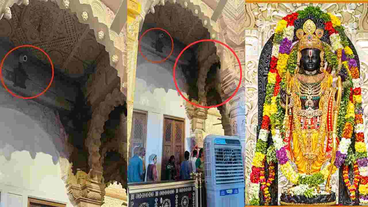 Reason behind water dripping from roof of Ram temple revealed
