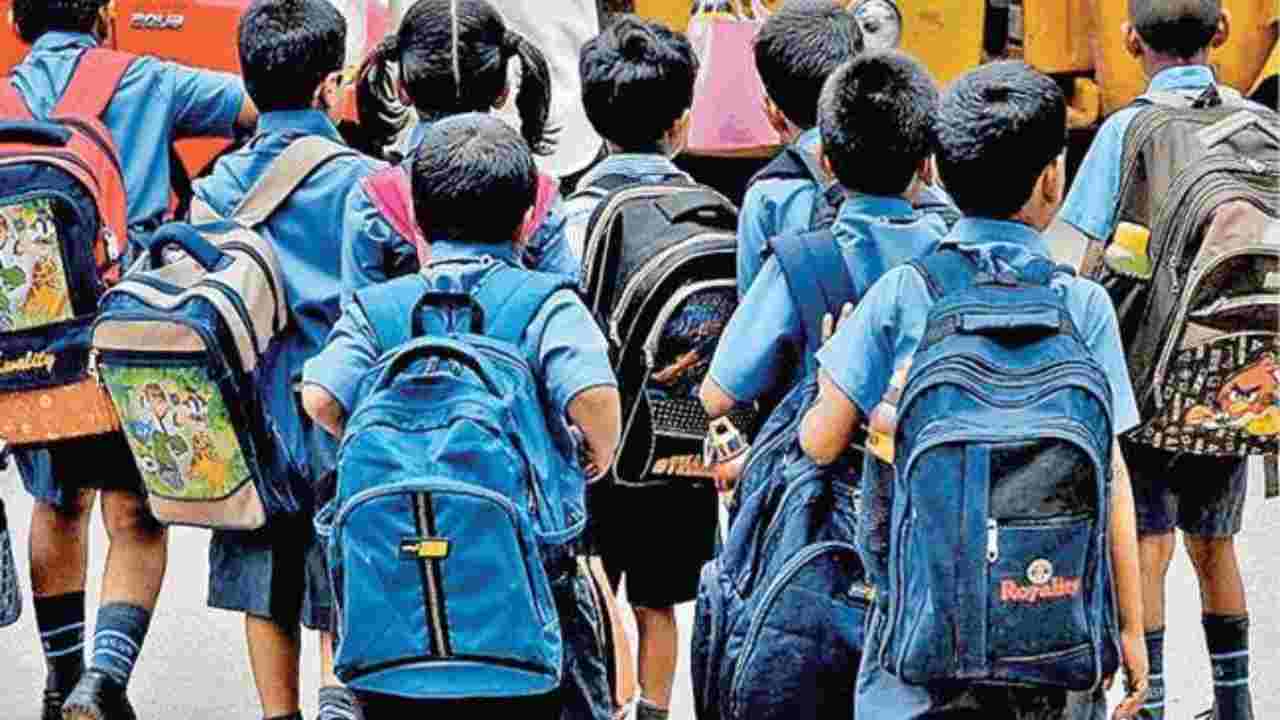 children are banned from applying Tilak, tying Kalava and adding caste before the name