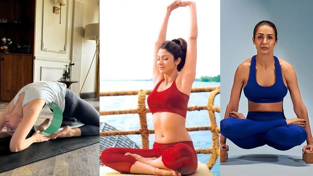 International Yoga Day 2024 CELEBS WHO DO YOGA TO STAY FIT