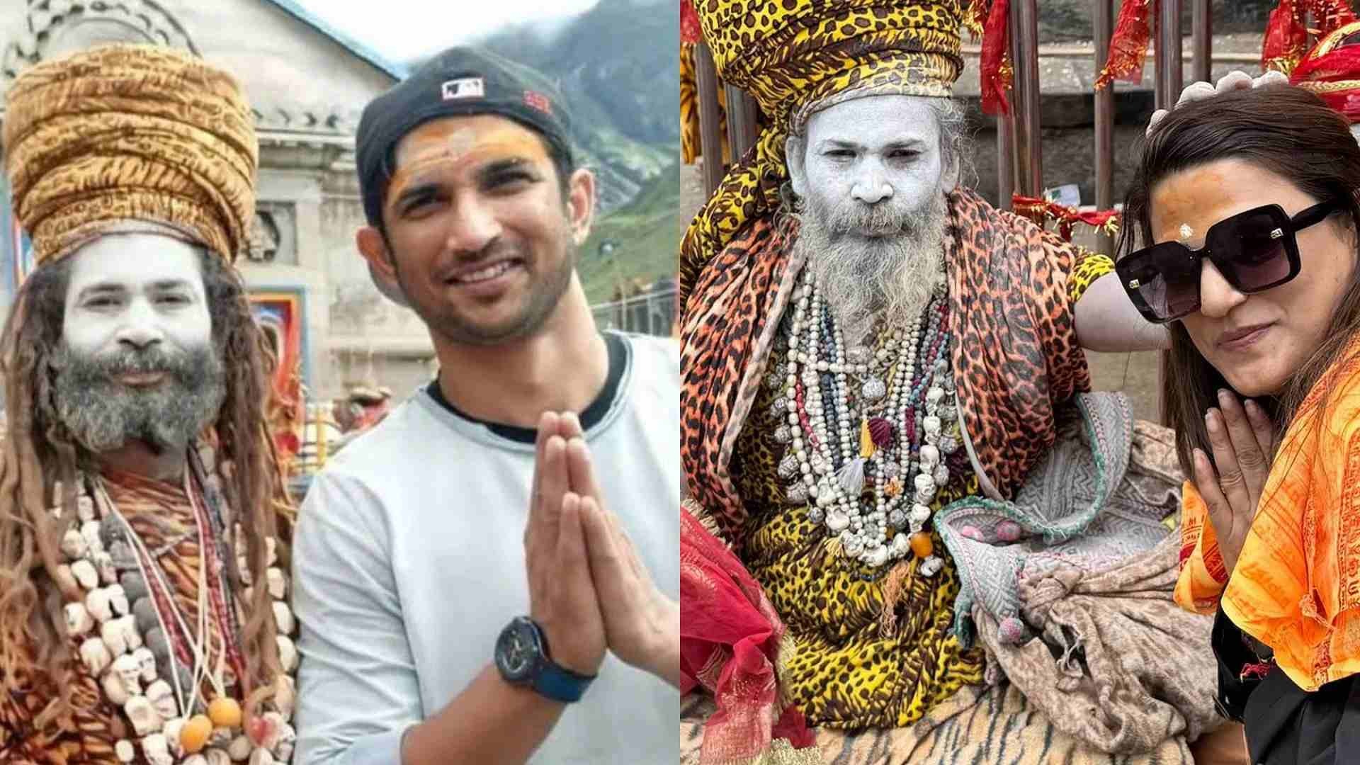 sushant singh rajput and sister shweta in kedarnath