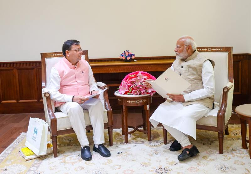 सीएम ने की पीएम से मुलाकात