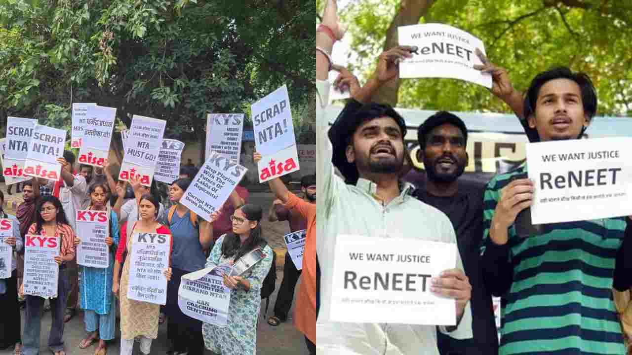 Student organization demands re-conduct of NEET exam