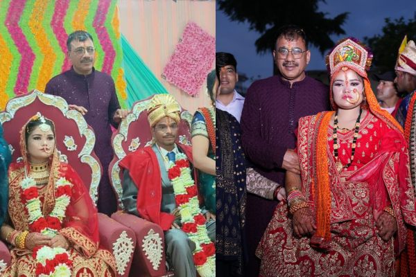 पिथौरागढ़ पुलिस ने अनाथ बच्ची को लिया गोद, दुल्हन बनाकर रीती रिवाज से किया विदा