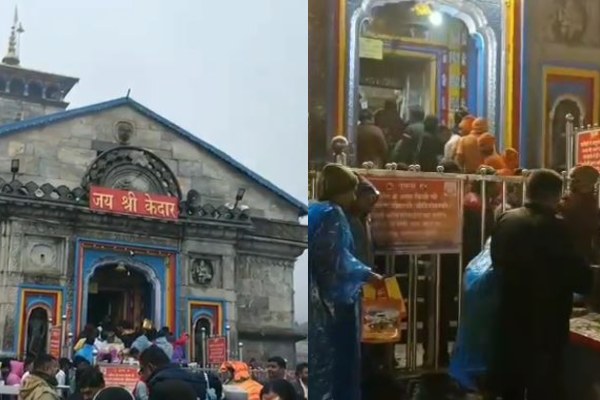 First Monday of Sawan today, devotees visited Baba Kedar amid heavy rain