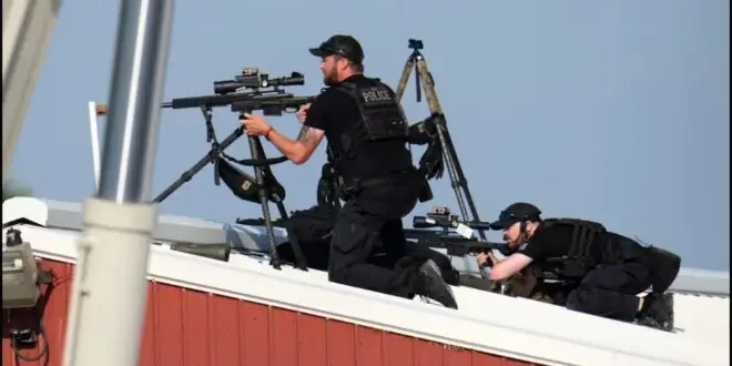 The sniper deployed to protect Trump came into action as soon as the attacker pressed the trigger.