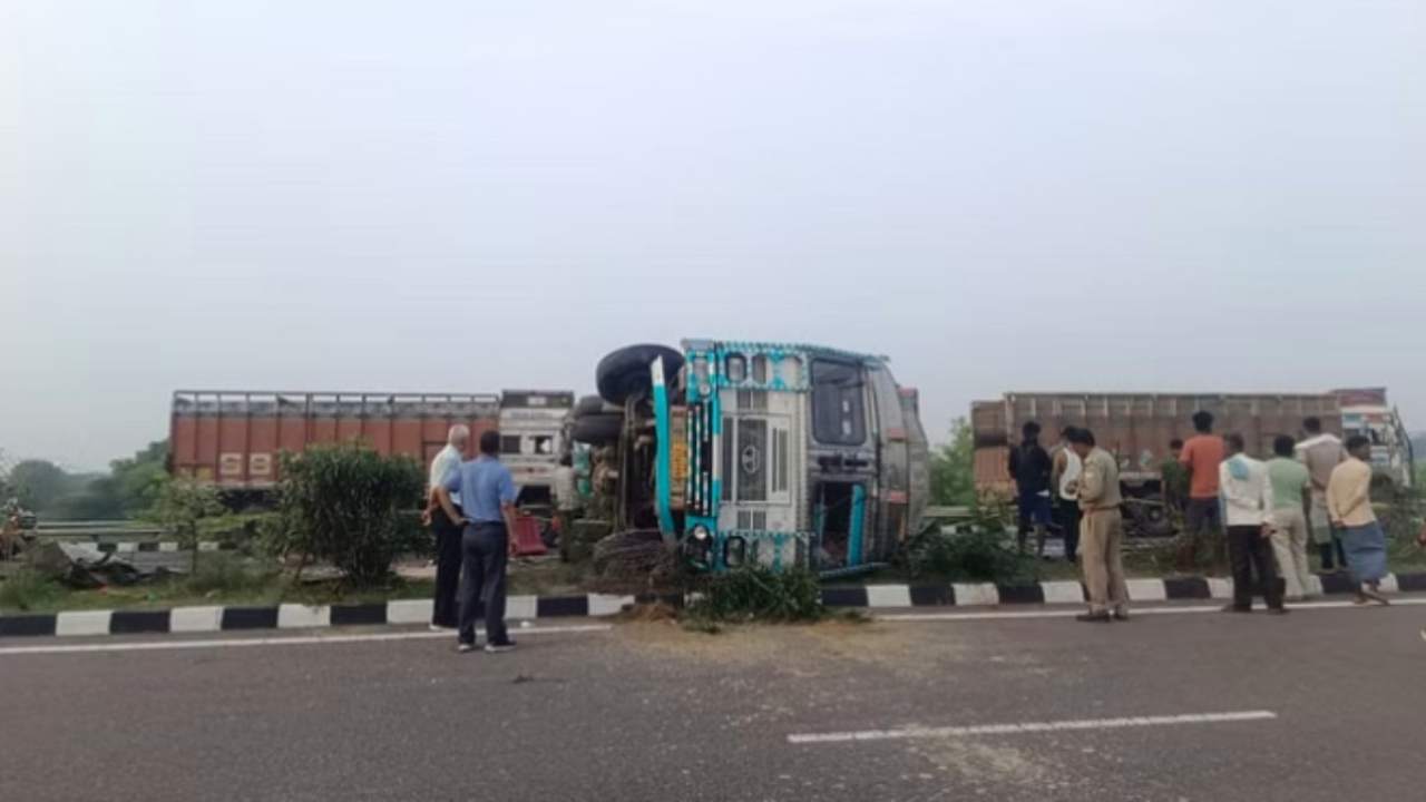 Painful road accident in Unnao district