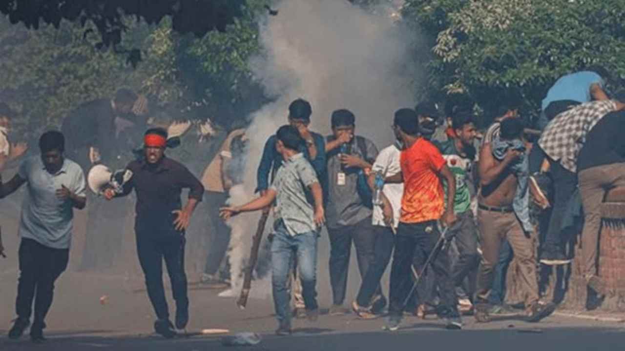 What is the reason for violence in Bangladesh?