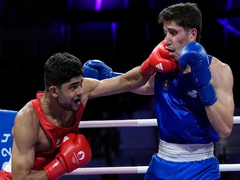 paris olympics 2024 nishant dev quarter final match lost to mexico's boxer