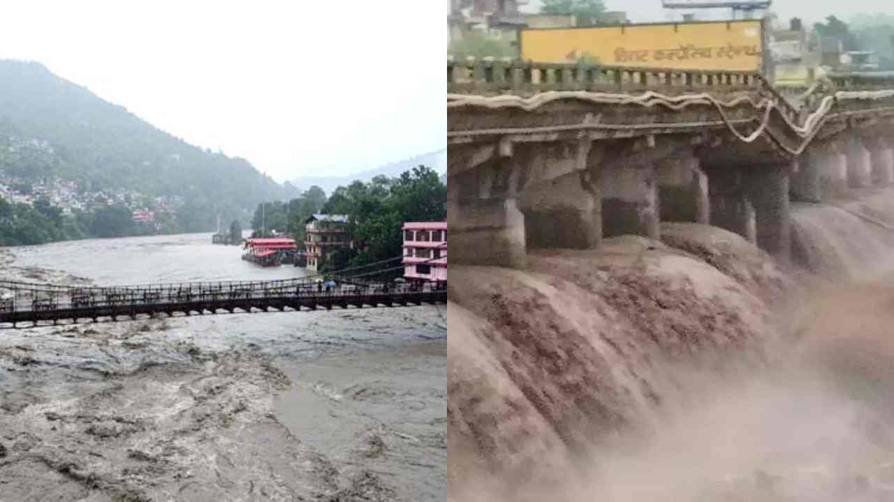 Cloud burst at many places in Himachal Pradesh