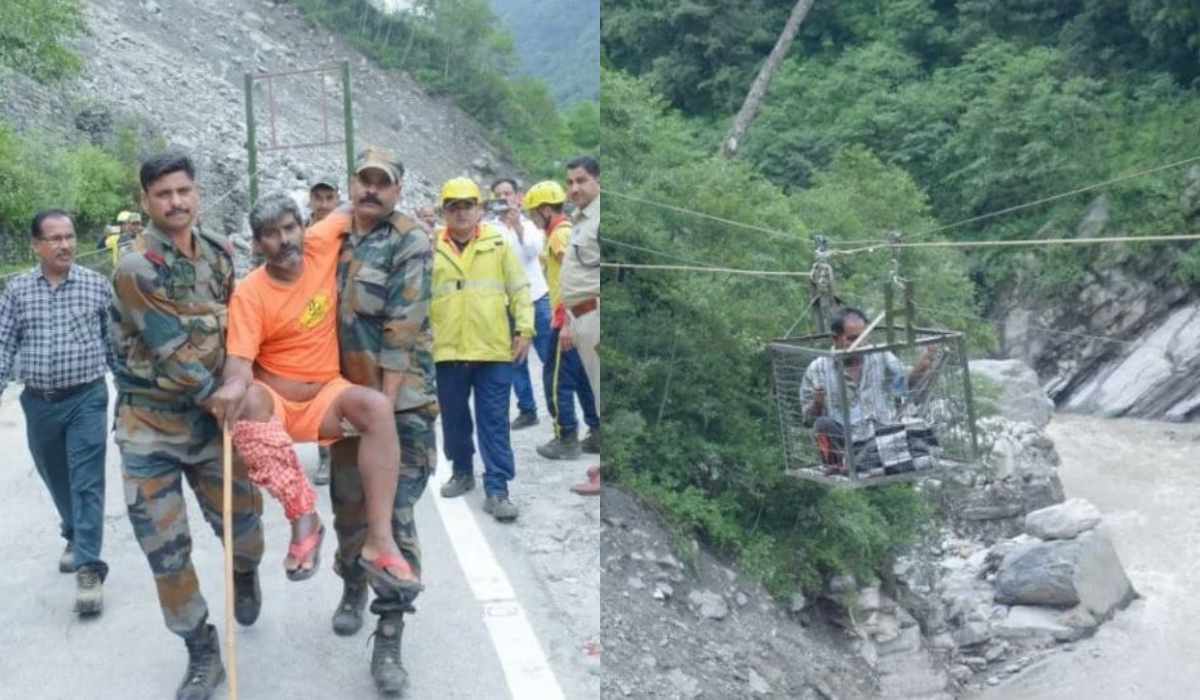 kedarnath : बुजुर्ग और दिव्यांगों के लिए ट्रॉली से शुरू हुआ रेस्क्यू