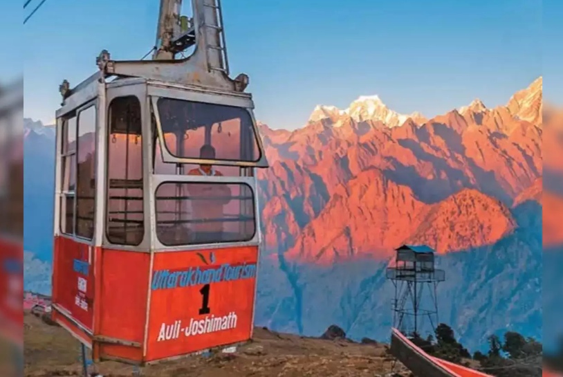 Ropeway Auli to Gaurso Bugyal