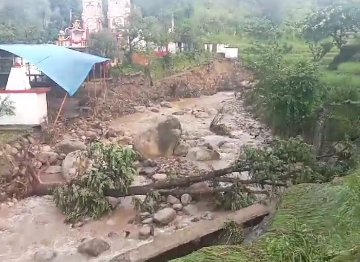 cloud burst in pauri