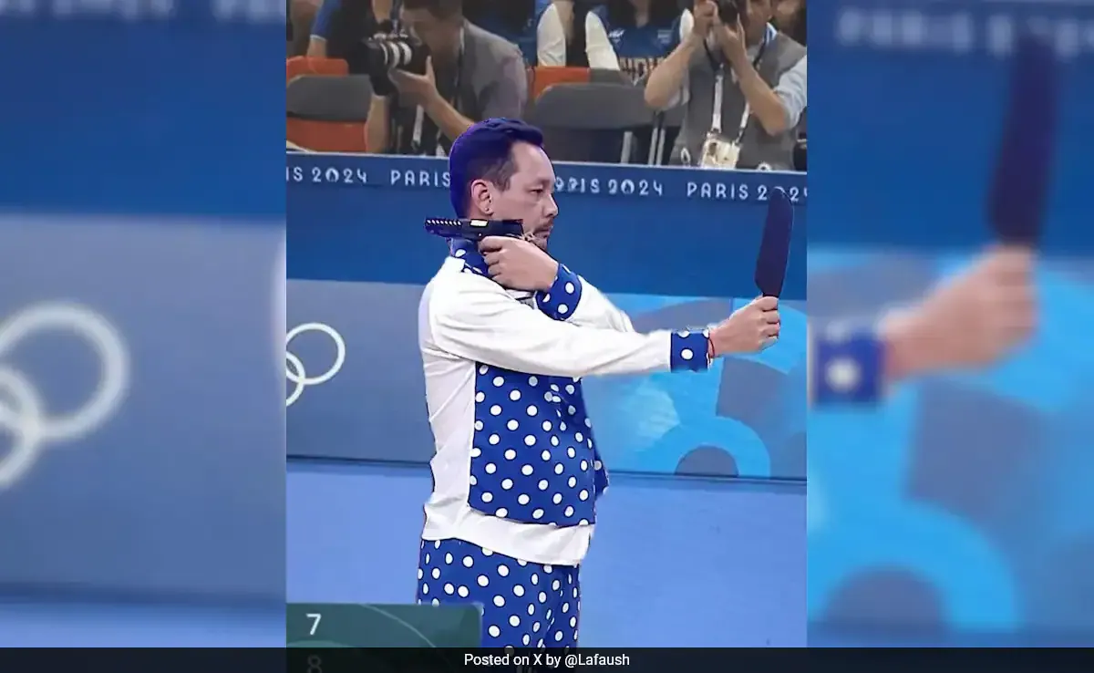 Viral Pic of shooter using mirror TO HIT IN PARIS OLYMPICS 2024 TRUTH