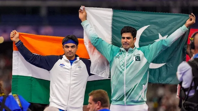 neeraj-chopra-Wins silver and-arshad-nadeem-bags gold in javeline throw
