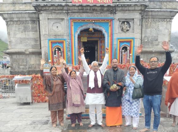 मदन कौशिक केदारनाथ दर्शन