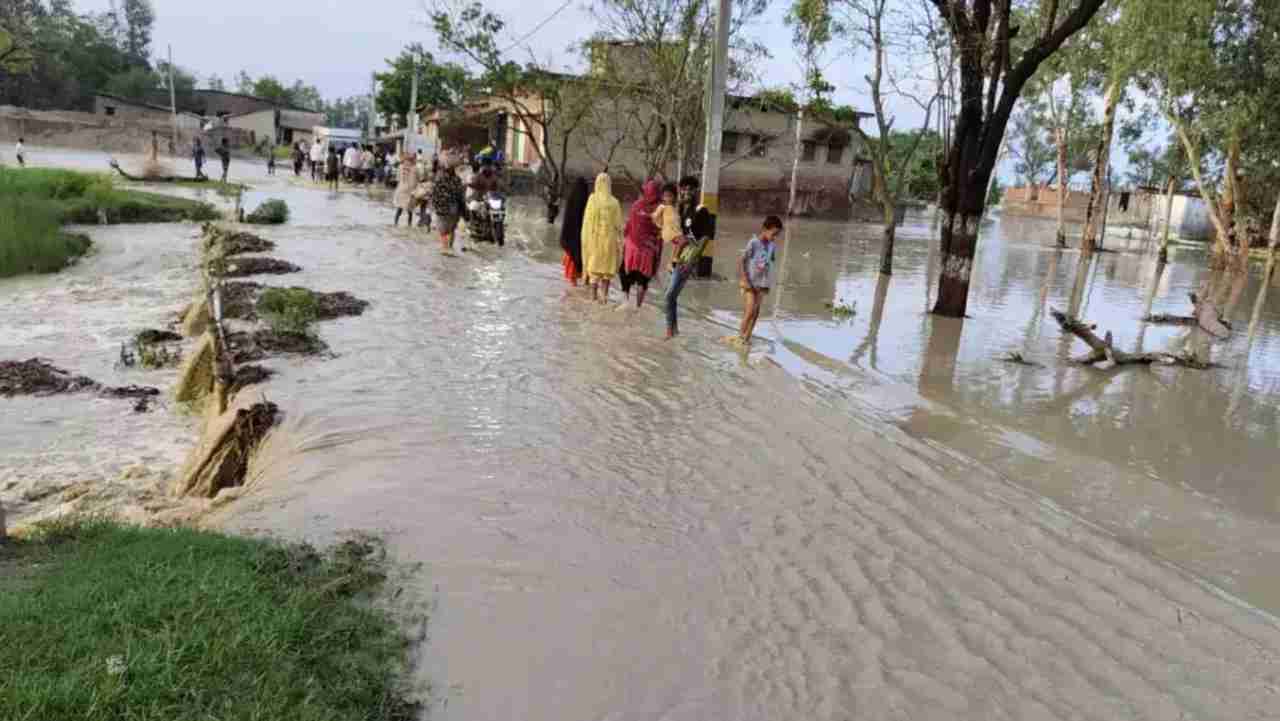 Nepal's rain may cause flood in Bihar , in 13 district high alert declared