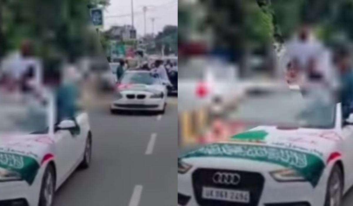 नैनीताल रोड पर खतरनाक तरीके से दौड़ा रहे थे कार, पुलिस ने सिखाया सबक