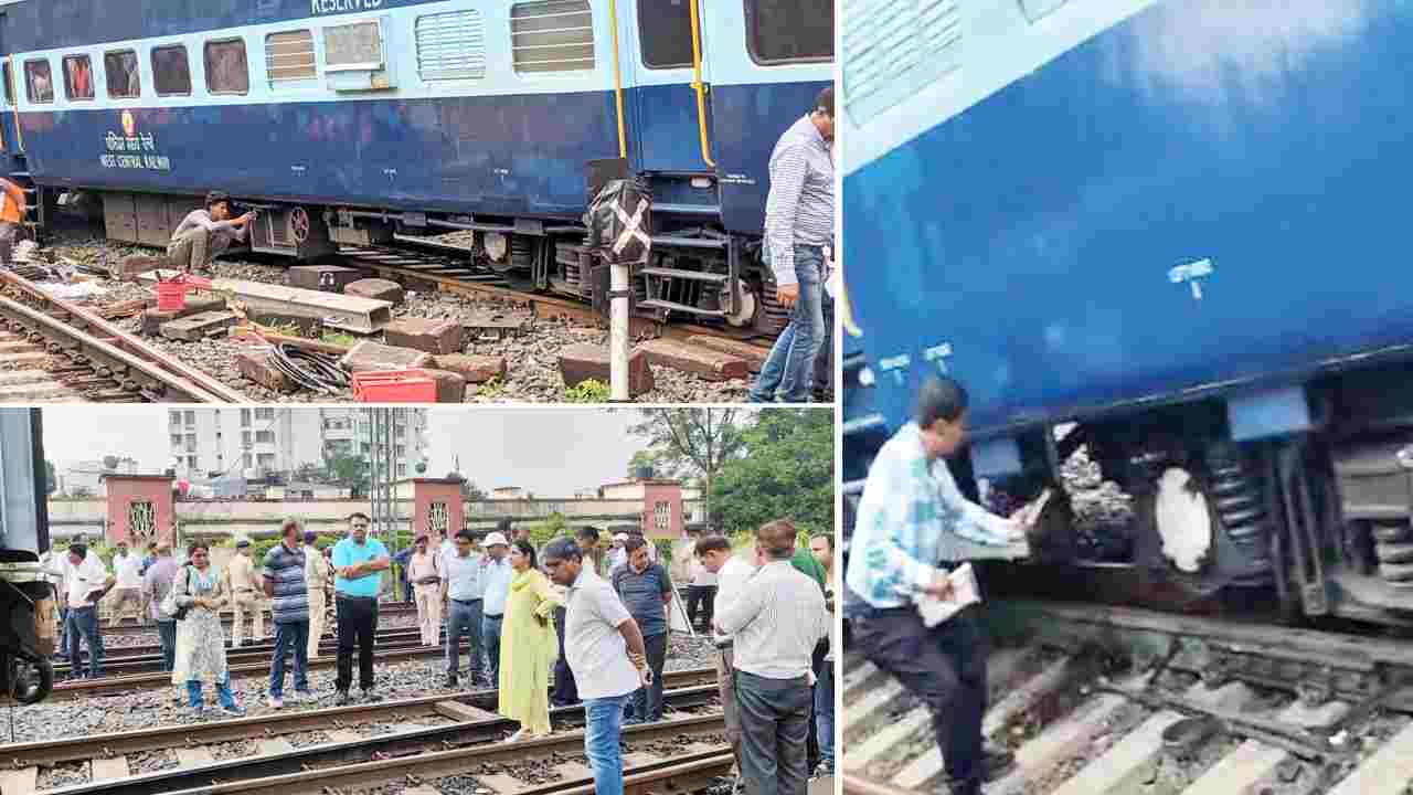 Train accident in Jabalpur, two coaches of Somnath Express derailed