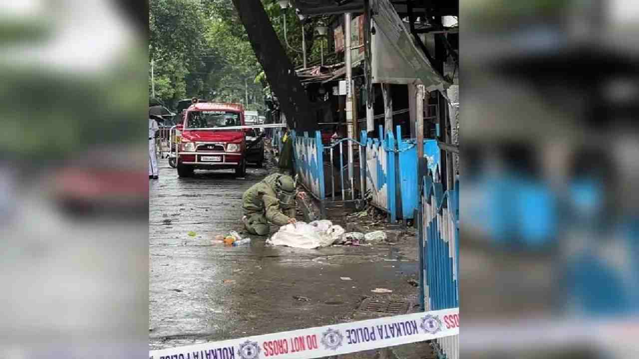 A suspicious plastic bag explodes in Kolkata, one person injured