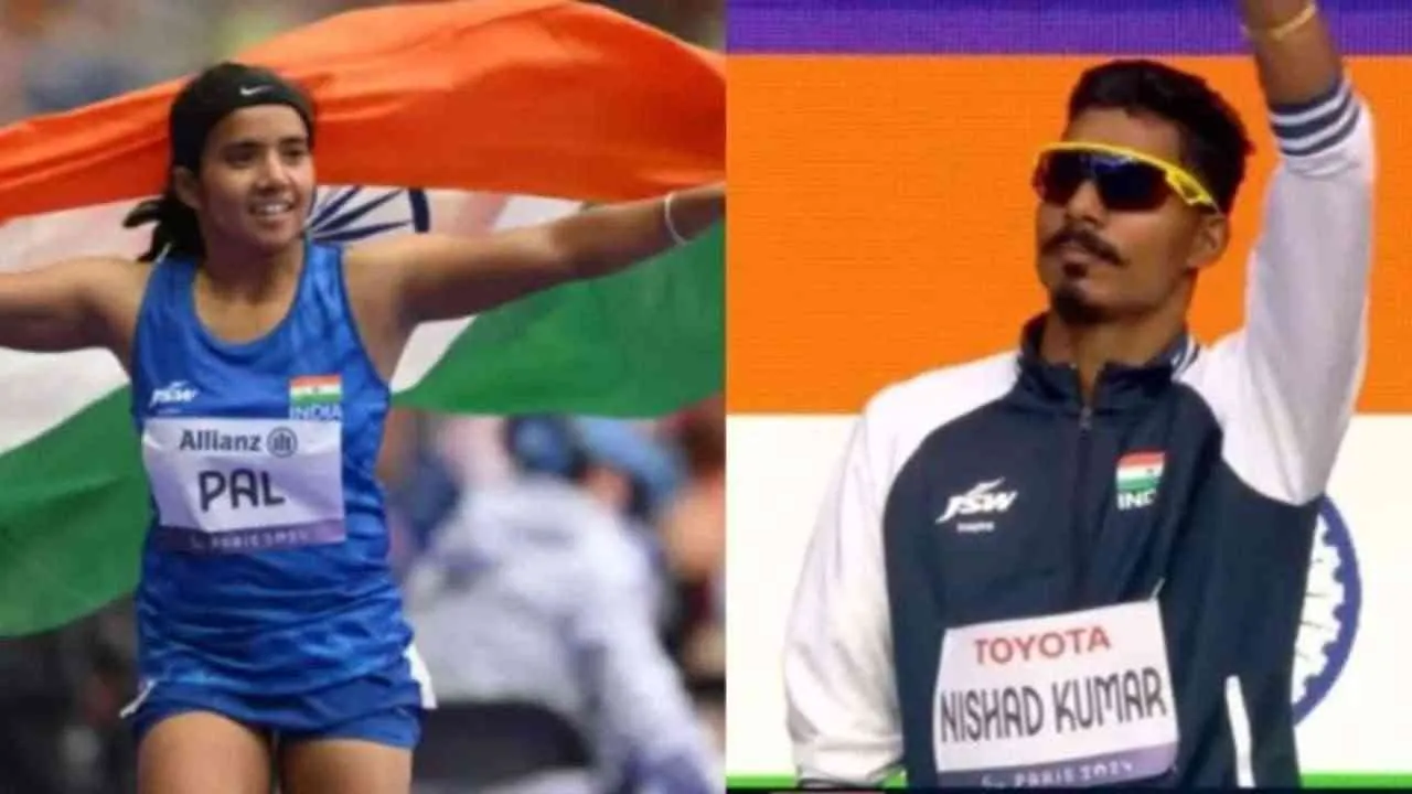 Nishad Kumar Won Silver Preethi won bronze IN PARALYMPICS 2024