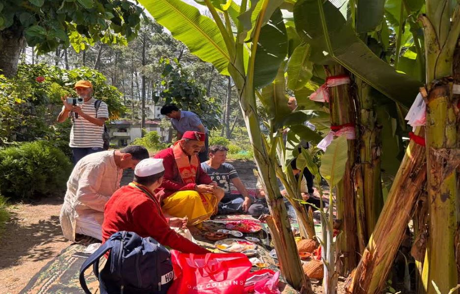 गणेश पूजन से शुरू हुआ नंदा महोत्सव