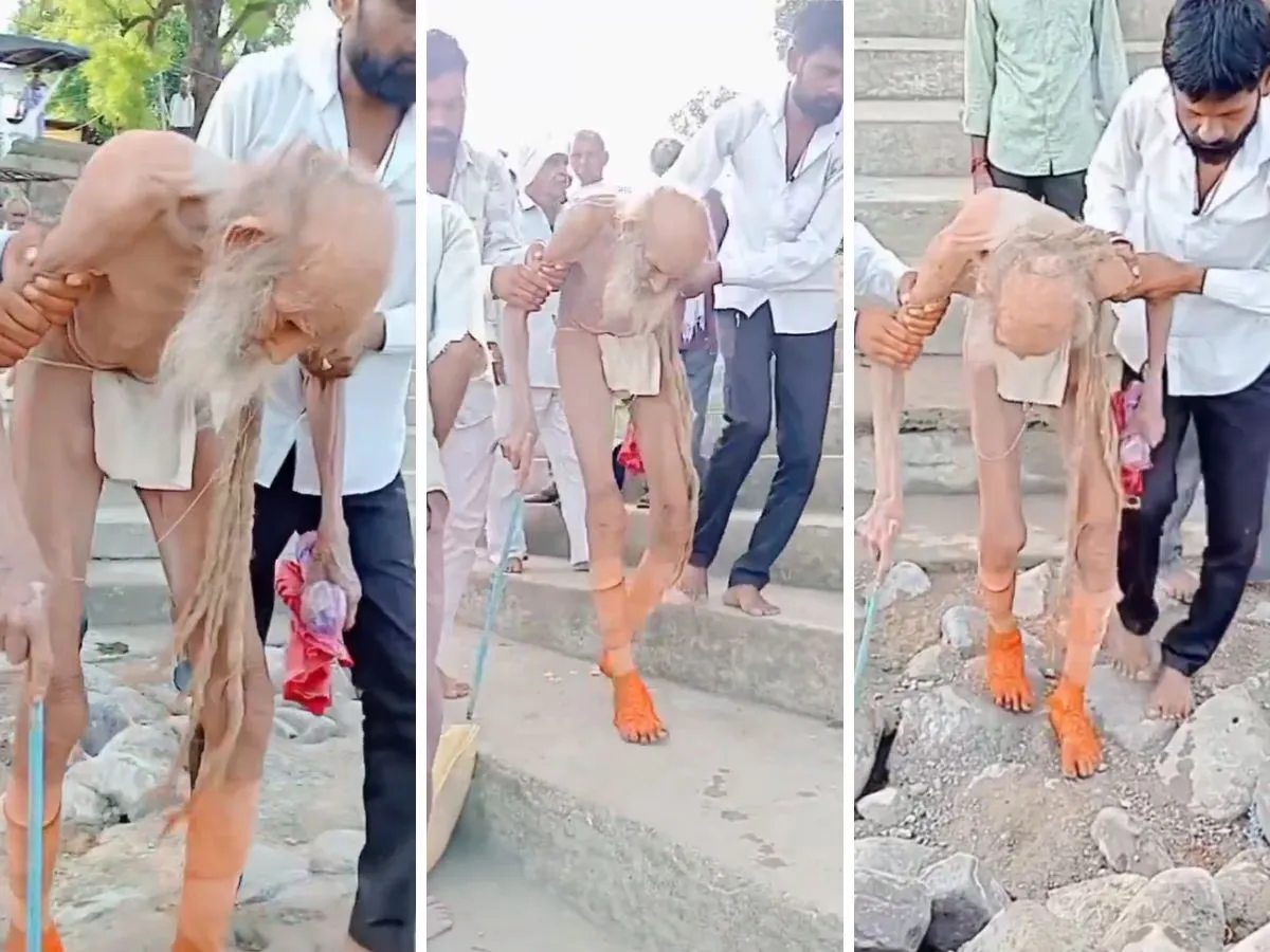 fact check188 year old man rescued from cave video viral