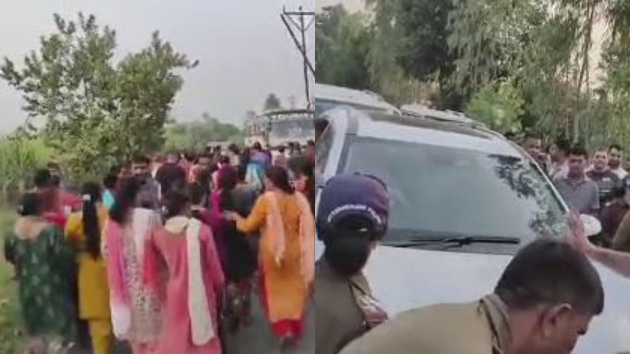 ग्रामीणों ने किया विधायक का विरोध, हंगामा देख गाड़ी लेकर कार्यक्रम से भागे MLA