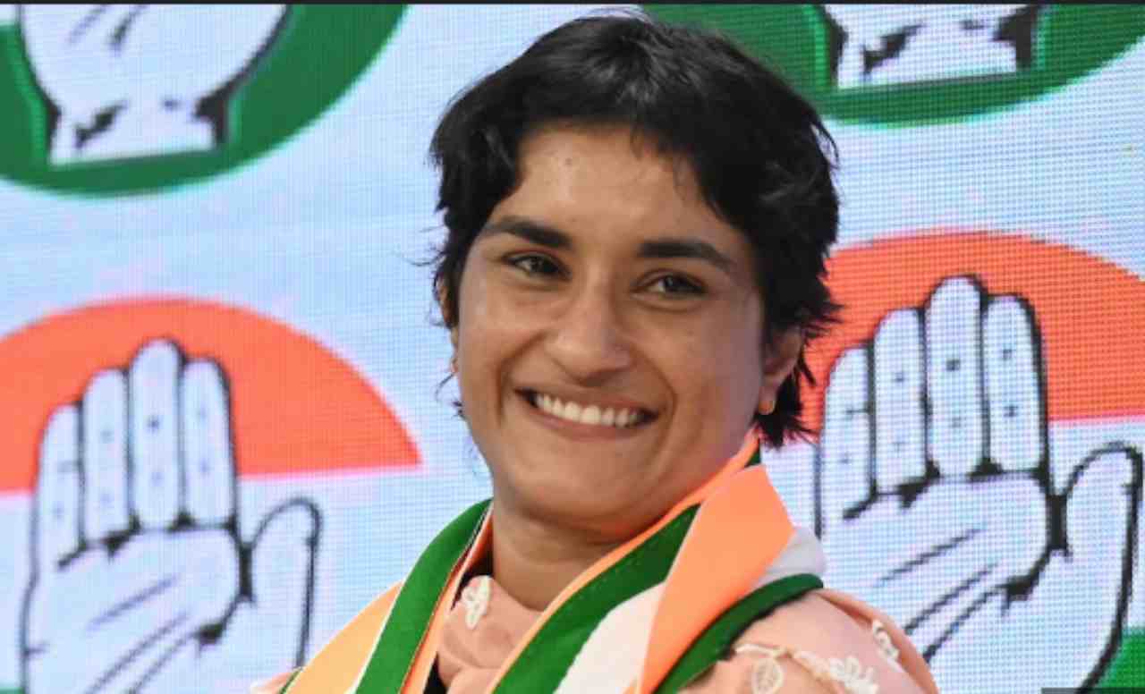 Vinesh Phogat happy on Congress's victory in exit polls in Haryana