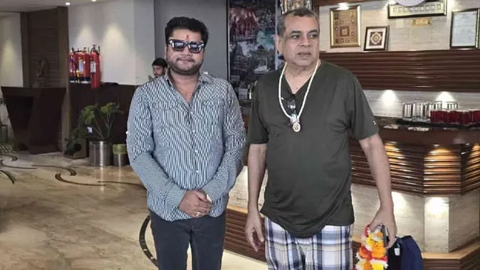 actor-paresh-rawal in rishikesh for shooting