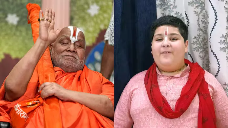 jagadguru-rambhadracharya-reaction-on Abhinav Arora Viral Video