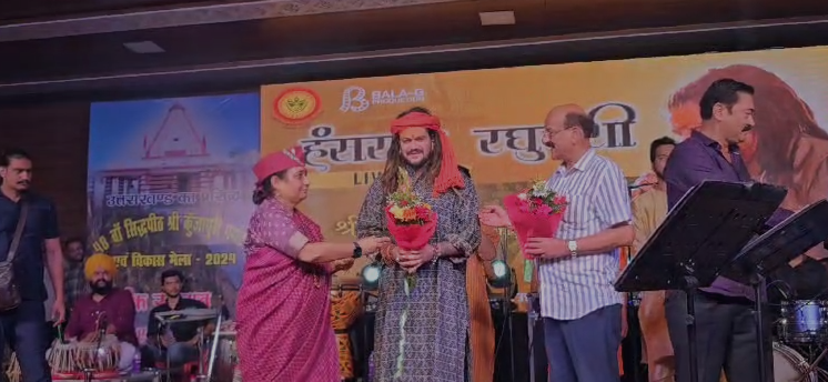 hansraj raghuwanshi in kunjapuri mela uttarakhand1