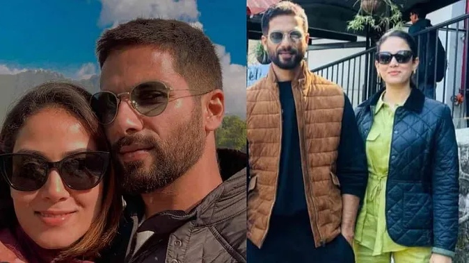shahid kapoor in mussoorie with his wfe mira rajput