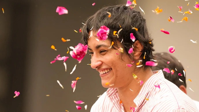 Haryana Assembly Election Result vinesh-phogat wins from julana seat