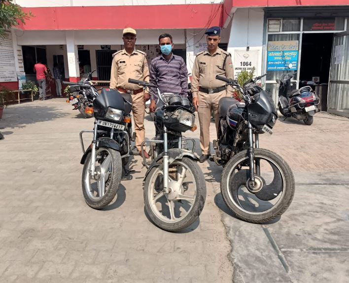हरिद्वार पुलिस ने दबोचा शातिर बाइक चोर, आरोपी को थी नशे की लत