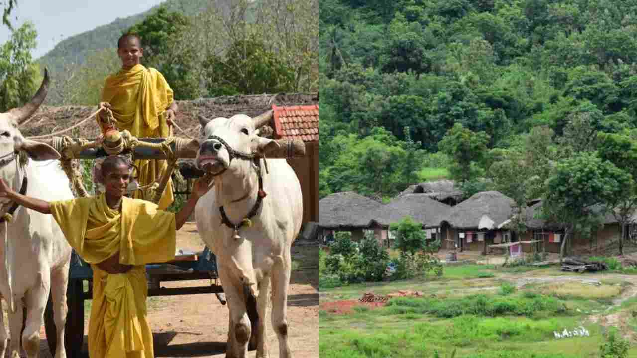 There is no use of phone or TV in this village of India, children read Vedas and Puranas, know here
