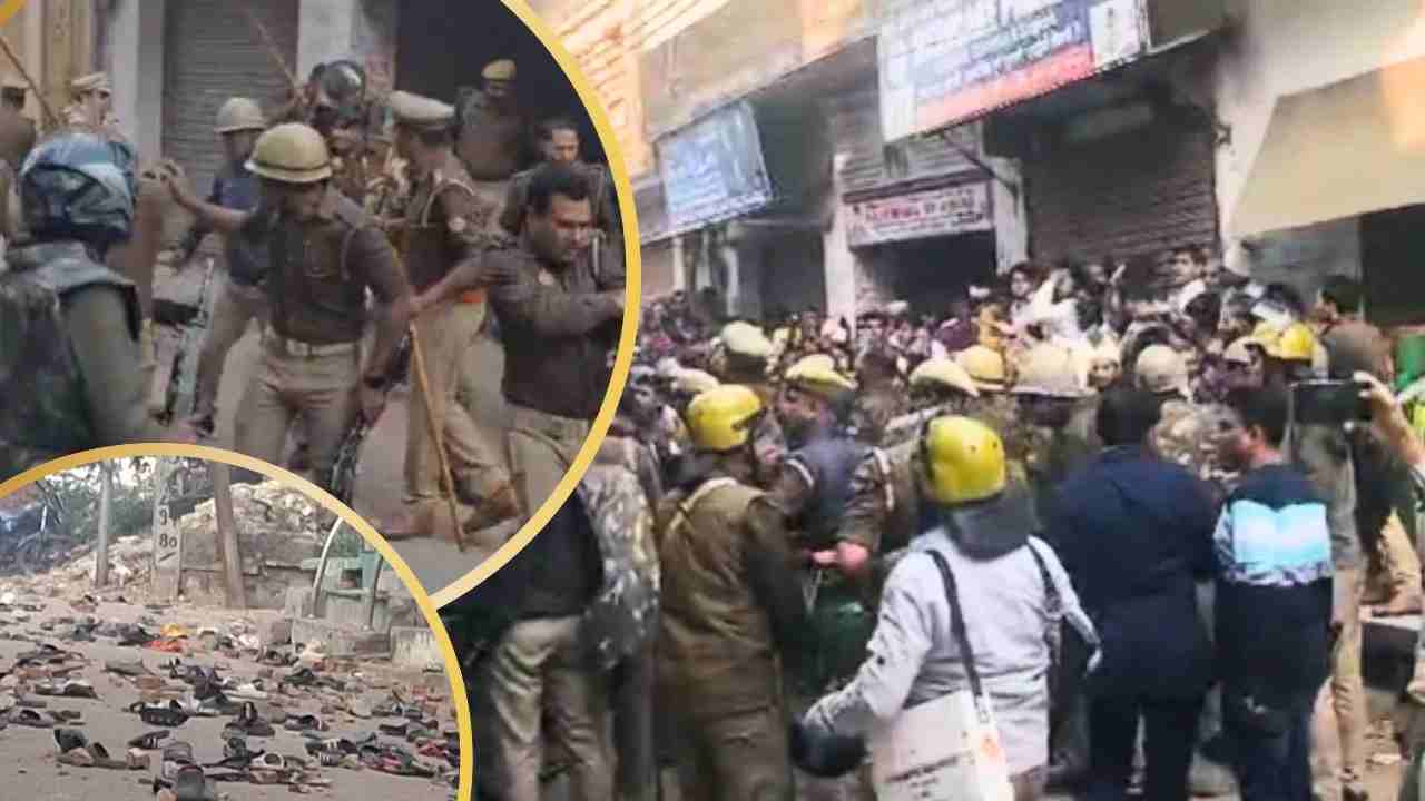 Uproar during survey in Jama Masjid of Sambhal