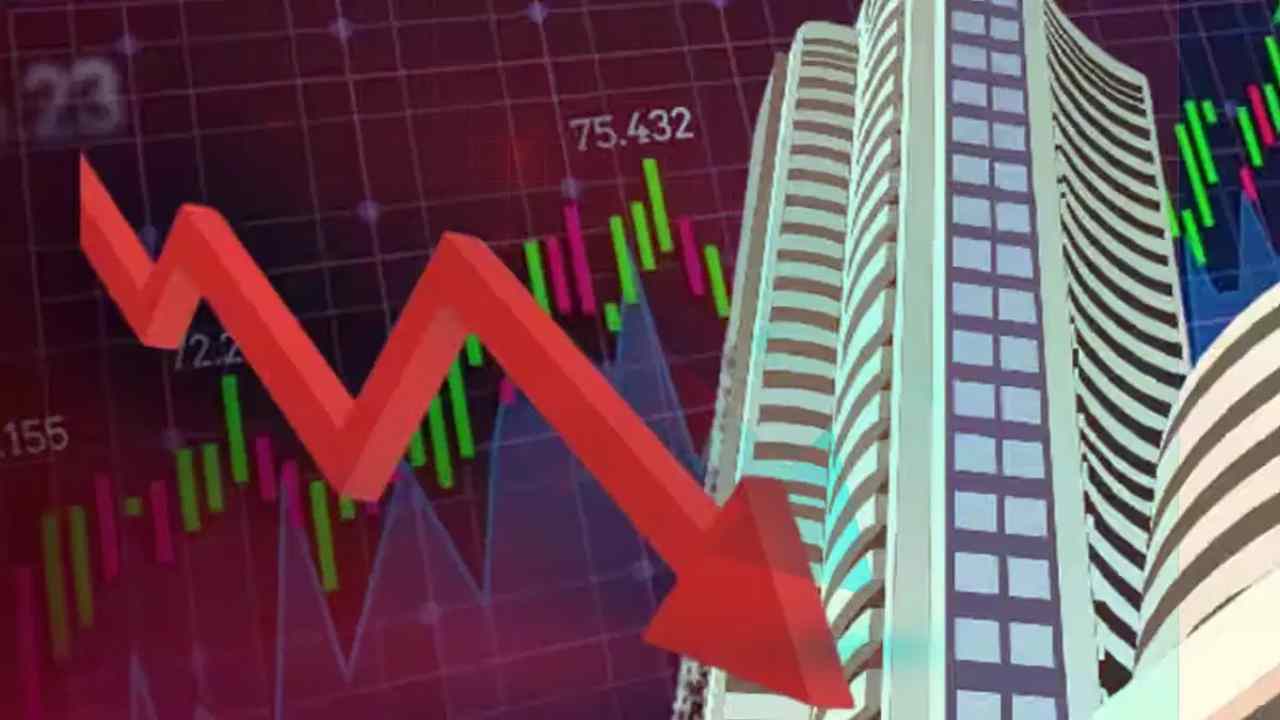Disappointment in stock market, Sensex and Nifty fell sharply, Rs 5 lakh crore lost
