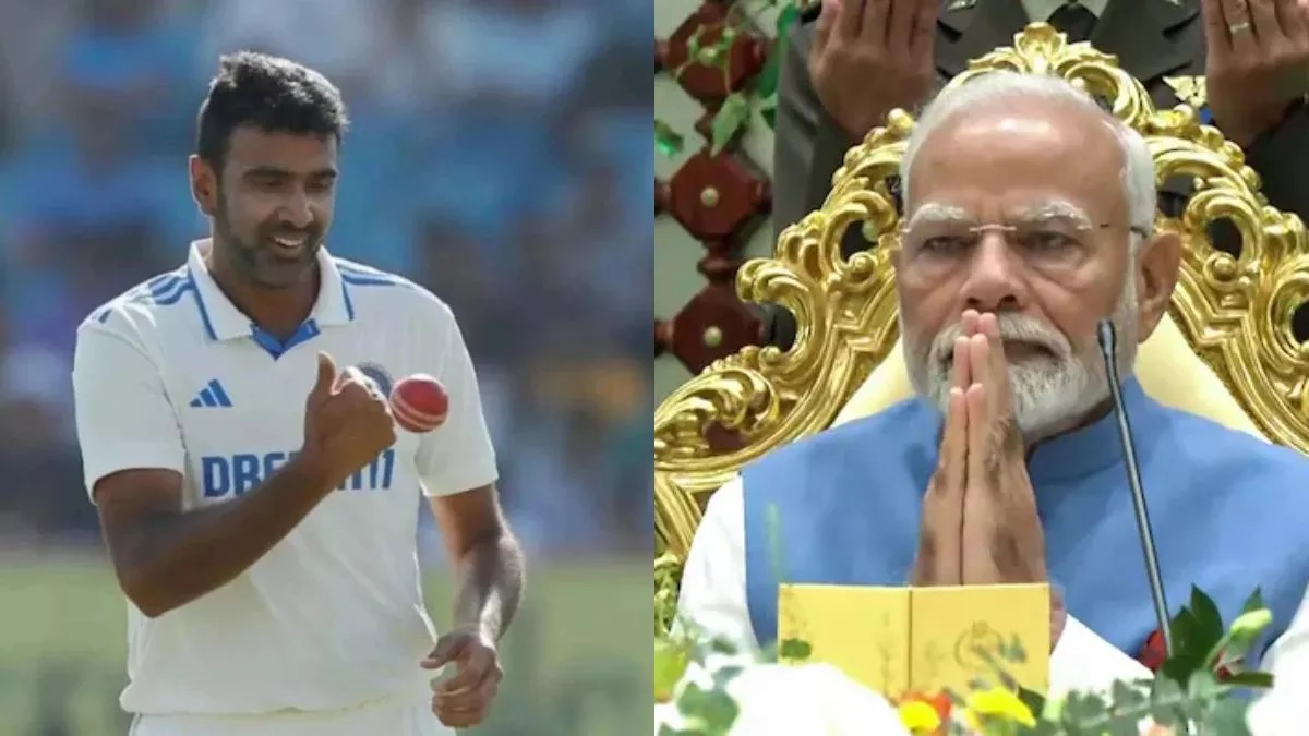 pm modi letter on r ashwin retirement