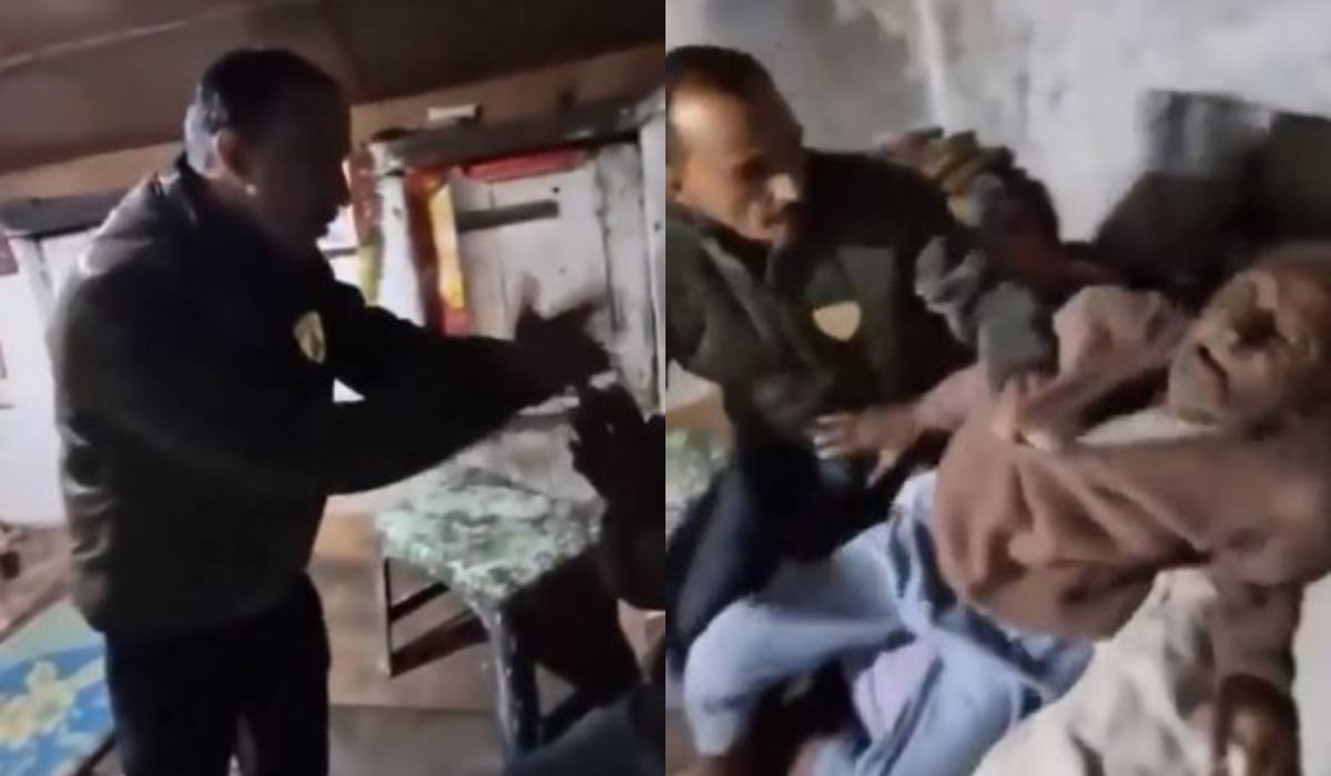 रिटायर्ड पिता से पैसे मांग रहा था बेटा, नहीं देने पर बुरी तरह पीटा, देखें viral video
