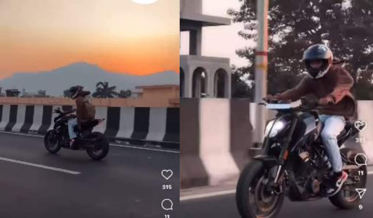 खतरनाक स्टंट कर फॉलोवर बढ़ाना चाह रहा था युवक