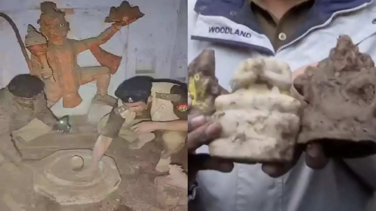 Broken idols of God found in Sambhal temple, police took possession, investigation continues