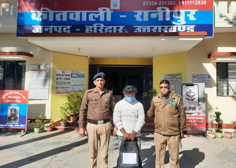 नशे पर कड़ा प्रहार : दो किलो गांजे के साथ एक तस्कर गिरफ्तार, मास्टरमाइंड फरार