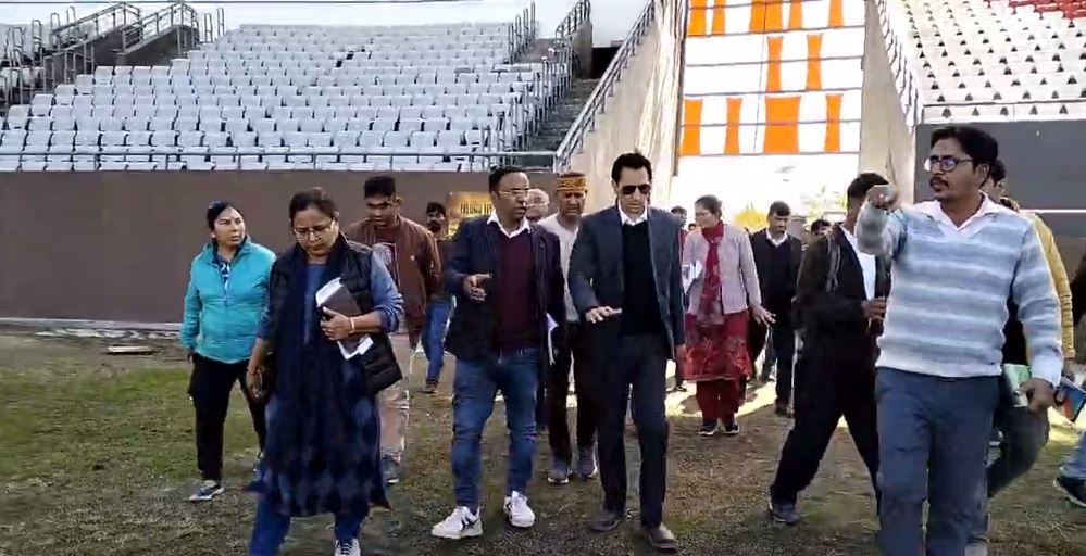 कुमाऊं कमिश्नर ने लिया नेशनल गेम्स की तैयारियों का जायजा