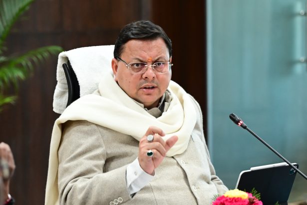 cm dhami (angry) सीएम धामी